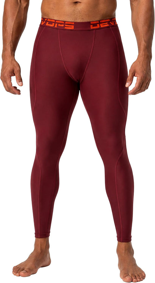 2-3 Pack Men'S Compression Pants Leggings Pocket or Non-Pocket